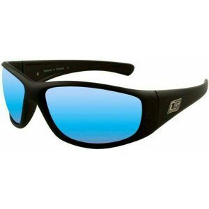 Dirty Dog Wolf 53514 Satin Black/Grey/Ice Blue Mirror Polarized