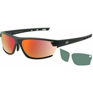 Dirty Dog Evolve X2 58083 Satin Black/Grey/Red Fusion Mirror Polarized Športové okuliare