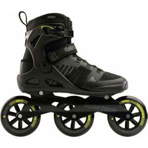 Rollerblade Macroblade 110 3WD Black/Lime 39 Kolieskové korčule