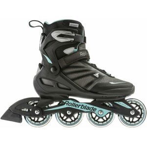 Rollerblade Zetrablade W Kolieskové korčule Black/Light Blue 37