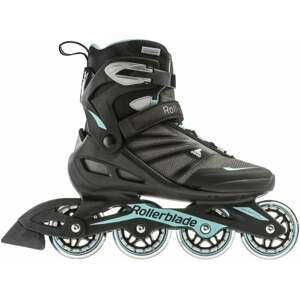 Rollerblade Zetrablade W Kolieskové korčule Black/Light Blue 39