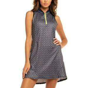 Lucky In Love Game On Chevron Dress Midnight M