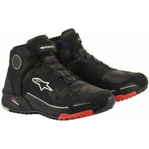 Alpinestars CR-X Drystar Riding Shoes Black/Camo/Red 42 Topánky