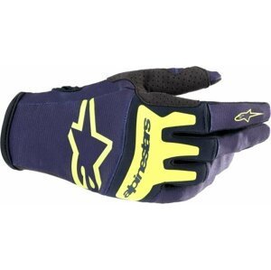 Alpinestars Techstar Gloves Night Navy/Yellow Fluorescent M Rukavice