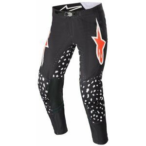 Alpinestars Supertech North Pants Black/Neon Red 30 Motokrosové nohavice