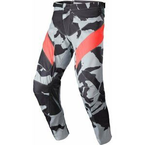 Alpinestars Racer Tactical Pants Gray/Camo/Mars Red 38 Motokrosové nohavice