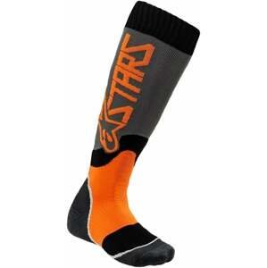 Alpinestars Ponožky MX Plus-2 Socks Cool Gray/Orange Fluorescent L