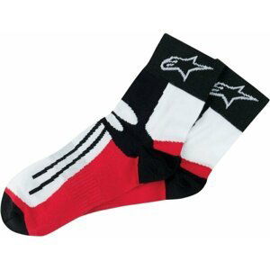 Alpinestars Ponožky Racing Road Socks Short Black/Red/White S/M