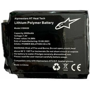Alpinestars Battery For HT Heat Tech Gloves Black Iba jedna veľkosť Rukavice