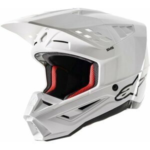 Alpinestars S-M5 Solid Helmet White Glossy XL Prilba