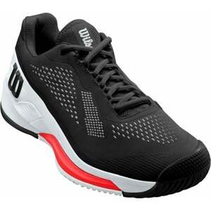 Wilson Rush Pro 4.0 Mens Tennis Shoe Black/White/Poppy Red 42 Pánska tenisová obuv