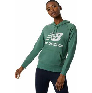 New Balance Womens Essentials Pullover Hoodie Jade L