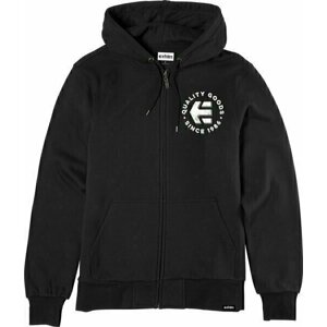 Etnies Outdoorová mikina Since 1986 Zip Hoodie Black/White L