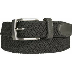 Alberto Gürtel Basic Braided Belt Dark Grey 105