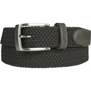 Alberto Gürtel Basic Braided Belt Dark Grey 110