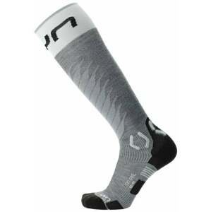 UYN Lady Ski One Merino Socks Grey Melange/White 39-40 Lyžiarske ponožky