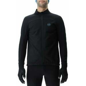 UYN Man Cross Country Skiing Coreshell Jacket Black/Black/Turquoise L