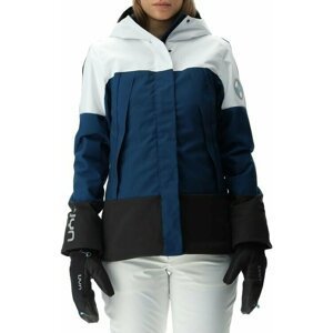 UYN Lady Natyon Snowqueen Jacket Full Zip Optical White/Blue Poseidon/Black L