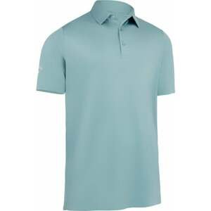 Callaway Mens Swing Tech Tour Fit Solid Polo Mountain Spring S