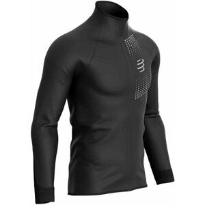 Compressport Hurricane Windproof Jacket M Black XL Bežecká bunda