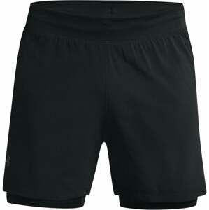 Under Armour UA Iso-Chill Run 2-in-1 Shorts Black/Black/Reflective 2XL