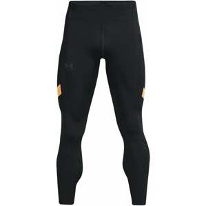 Under Armour Men's UA Speedpocket Tights Black/Orange Ice M Bežecké nohavice/legíny