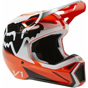 FOX V1 Leed Helmet Dot/Ece Fluo Orange S Prilba
