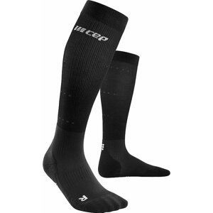 CEP WP20T Recovery Tall Socks Women Black/Black III Bežecké ponožky