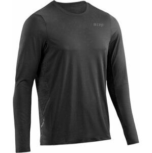 CEP W1136 Run Shirt Long Sleeve Men Black S Bežecké tričko s dlhým rukávom