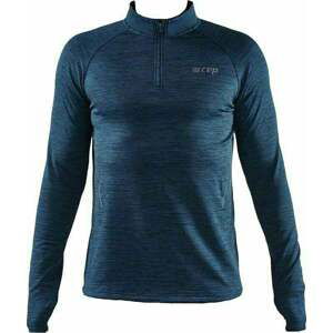 CEP W0139 Winter Run Shirt Men Dark Blue Melange S