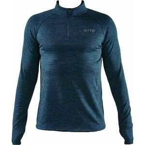 CEP W0139 Winter Run Shirt Men Dark Blue Melange XL