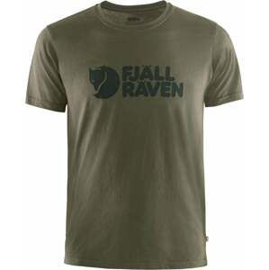 Fjällräven Logo T-Shirt M Dark Olive S