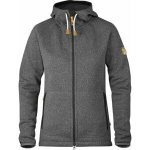 Fjällräven Övik Fleece Hoodie W Dark Grey L Outdoorová mikina