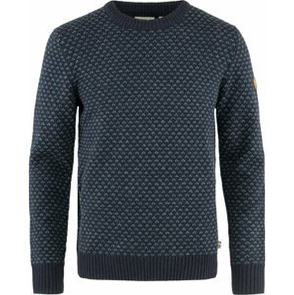 Fjällräven Outdoorová mikina Övik Nordic Sweater M Dark Navy L