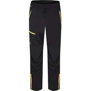 Hannah Claim II Man Pants Anthracite/Yellow L Outdoorové nohavice