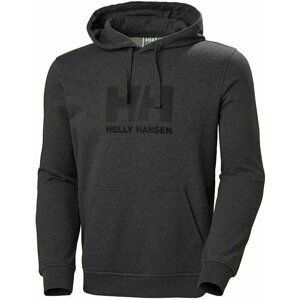 Helly Hansen Men's HH Logo Hoodie Ebony Melange XL