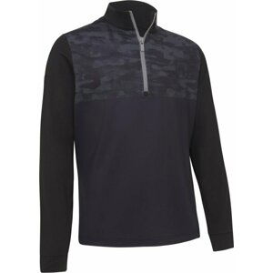 Callaway Mens 1/4 Zip Digital Camo Print Pullover Caviar XL