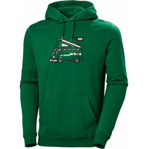 Helly Hansen Outdoorová mikina Men's F2F Organic Cotton Hoodie Malachite M