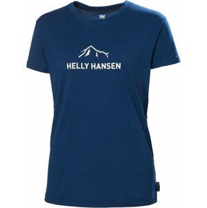 Helly Hansen W Skog Recycled Graphic T-shirt Ocean XS Outdoorové tričko