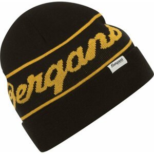 Bergans Bergans Logo Beanie Black/Light Golden Yellow UNI Lyžiarska čiapka