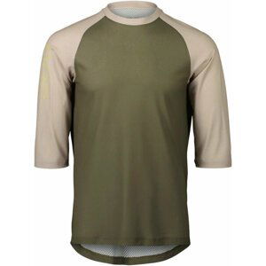 POC MTB Pure 3/4 Jersey Epidote Green/Light Sandstone Beige S