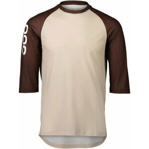 POC MTB Pure 3/4 Jersey Light Sandstone Beige/Axinite Brown L