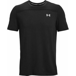 Under Armour UA Seamless Short Sleeve T-Shirt Black/Mod Gray XL