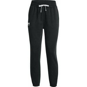 Under Armour Women's UA Rival Terry Joggers Black/White L Bežecké nohavice/legíny