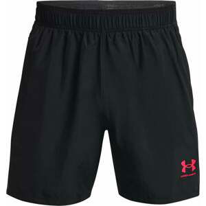 Under Armour Men's UA Accelerate Shorts Black/Radio Red L