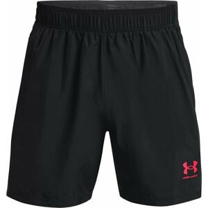 Under Armour Men's UA Accelerate Shorts Black/Radio Red XL