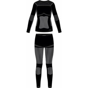 Viking Ilsa Lady Set Thermal Underwear Black/Grey M Dámske termoprádlo