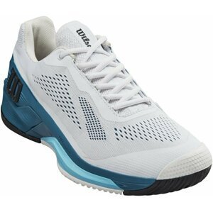 Wilson Rush Pro 4.0 Mens Tennis Shoe White/Blue Coral/Blue Alton 44 2/3 Pánska tenisová obuv