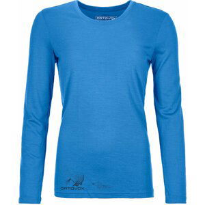 Ortovox 185 Merino Logo Spray LS W Sky Blue S Dámske termoprádlo