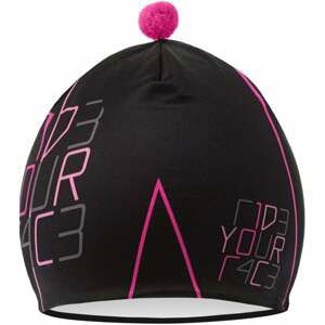 R2 Pompon Beanie Black/Pink/Gray S